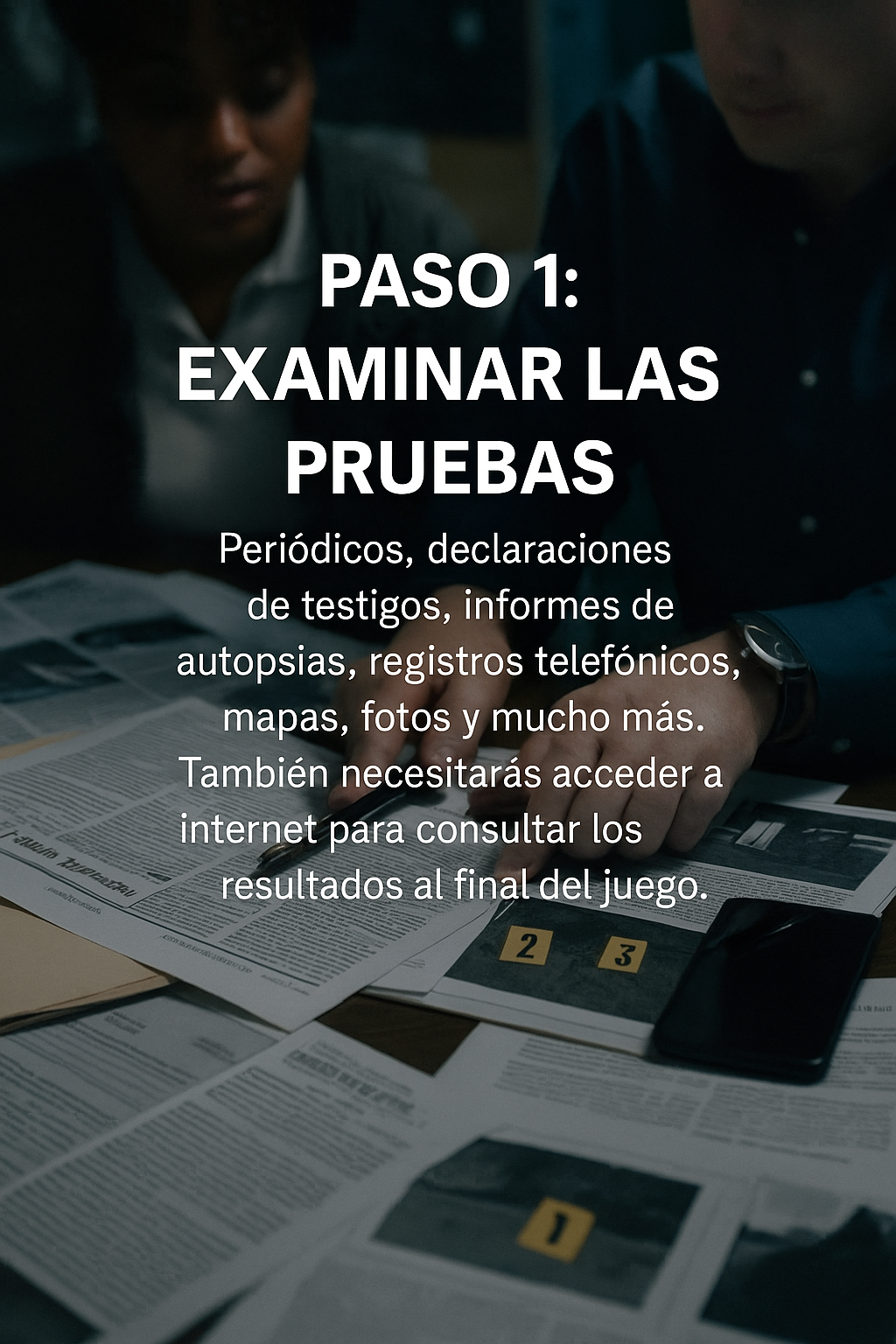 4x1 EN JUEGOS DE INVESTIGACIÓN - CASOS REALES